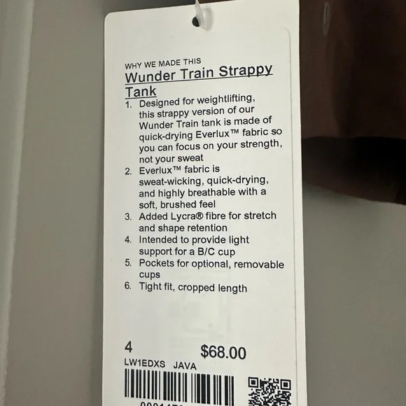 Lululemon wunder train strappy tank - Picture 3 of 4